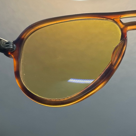 Vintage 1960’s Ray-Ban Ambermatic Vagabond Aviator Sunglasses Bausch & Lomb - Picture 8 of 10